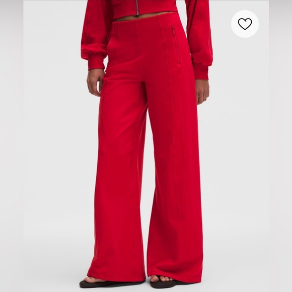 lululemon athletica Pants - Lululemon define HR wide leg pant Luon in Oxford red color